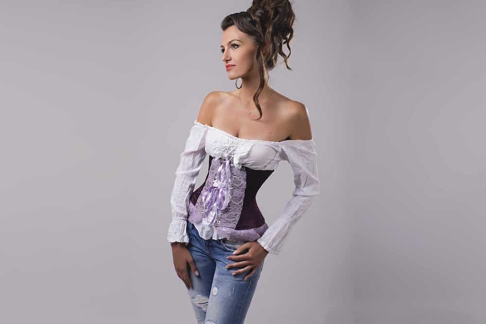 Corset Mary Antoinette Bordeaux